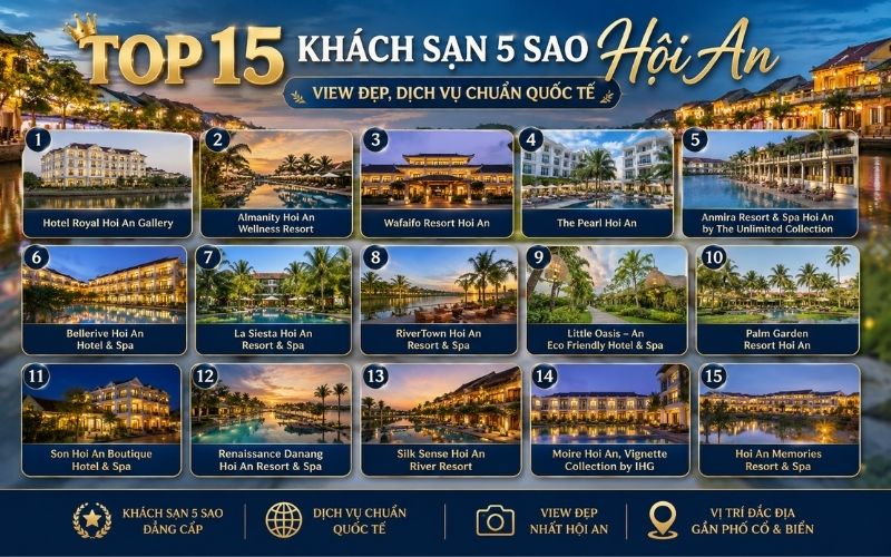 khách sạn 5 sao Hội An
